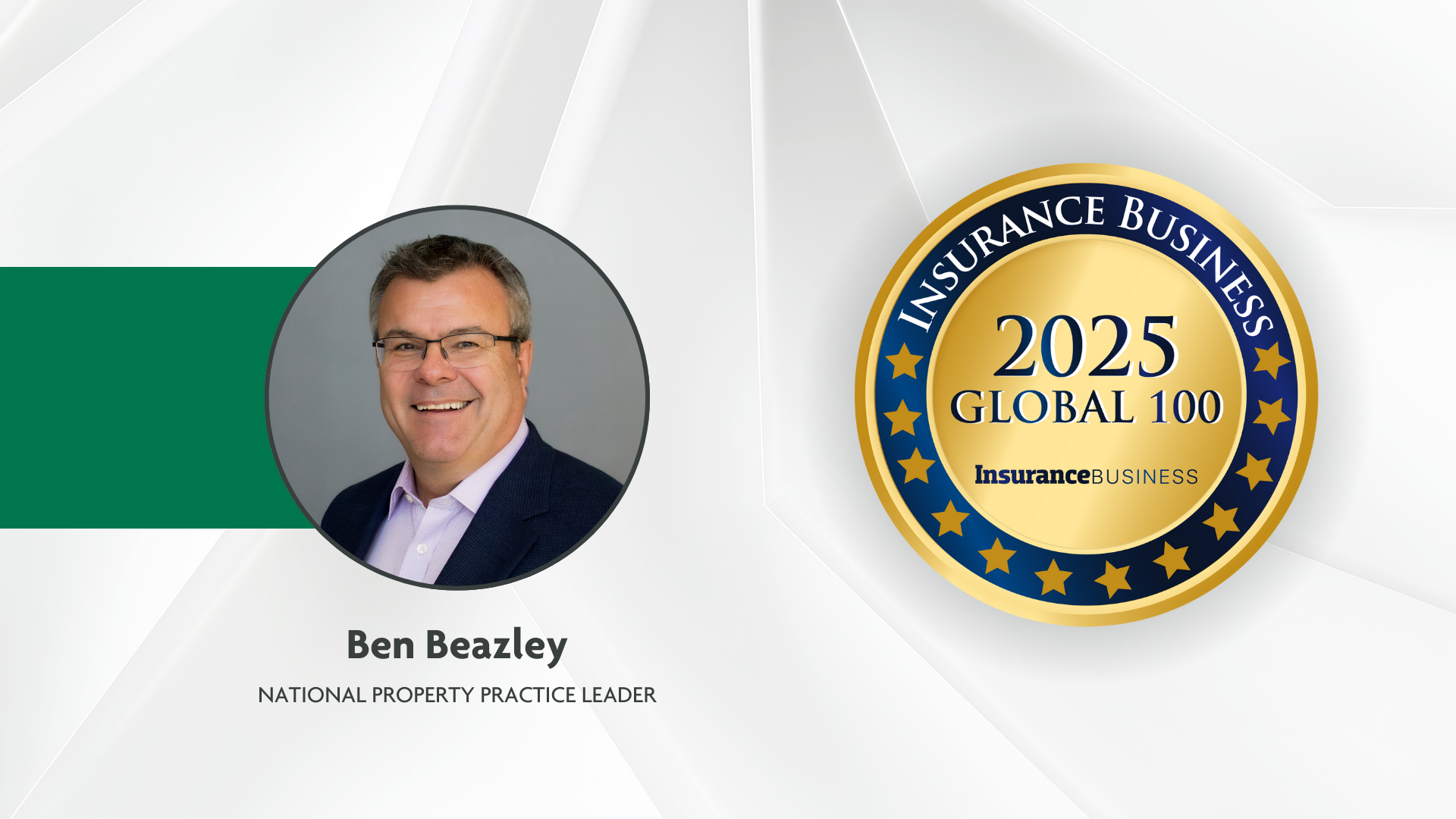 Jencap’s Ben Beazley Receives Insurance Business America’s Global 100 Award